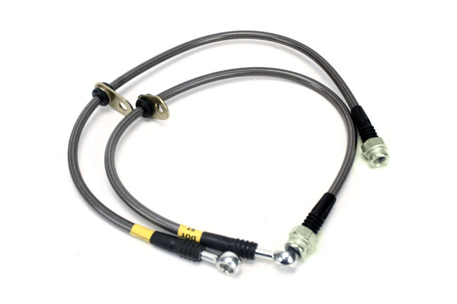 Stoptech Stainless Steel Brake Lines Front - Subaru Models (inc. 2008-2021 WRX / STI)